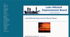 Desktop Screenshot of lakemitchell.org